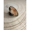 Bague "Fleur beige"