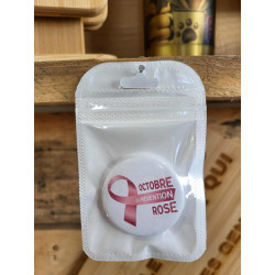 Badge Octobre Rose