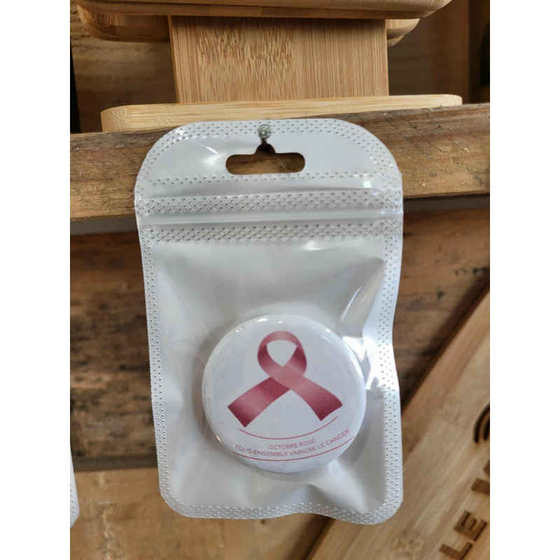 Badge Octobre Rose