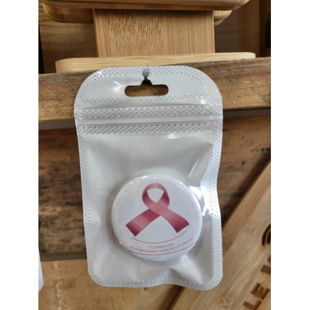 Badge Octobre Rose