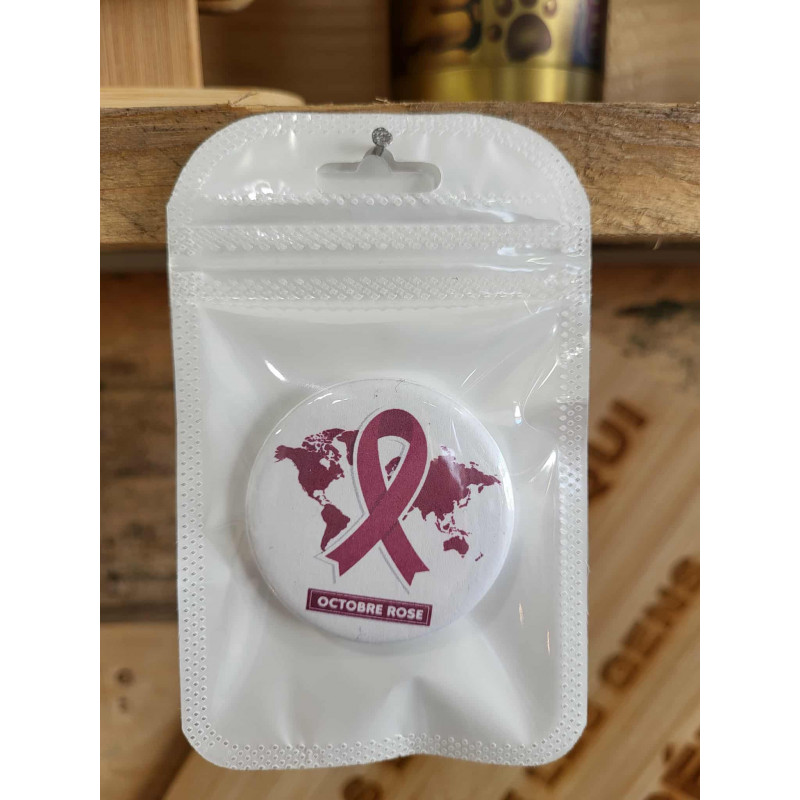 Badge Octobre Rose