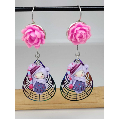 Boucles d'oreilles FILLETTE